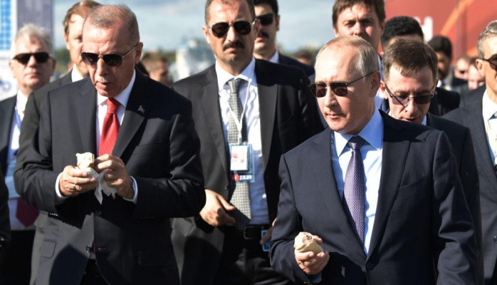 Putin Ərdoğana: Görün sizə necə gözəl hava təşkil etmişik