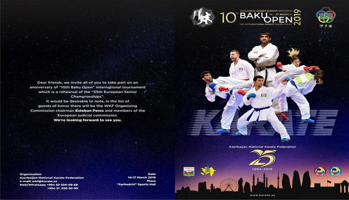 "Baku Open" Beynəlxalq Karate Turnirinin proqramı açıqlanıb