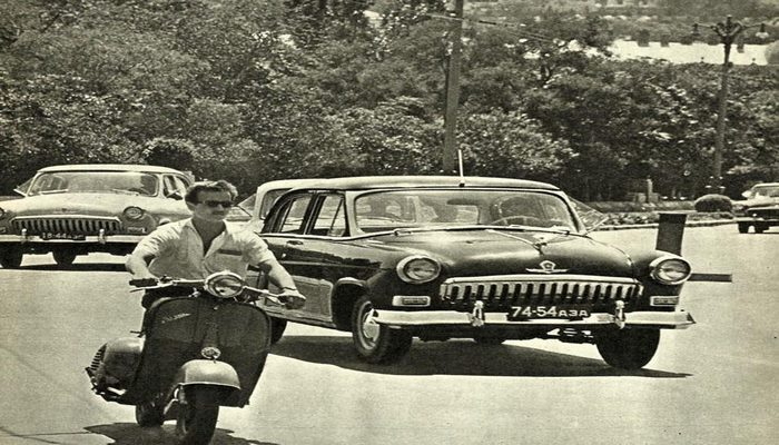 Транспорт на улицах Баку начала 1960-х годов (ФОТО)