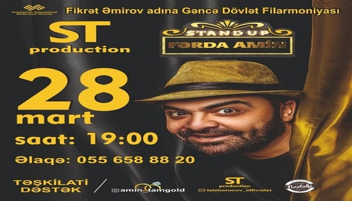 Fərda Xudaverdiyevin "Təkcənə" Stand Up konserti