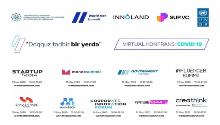 Azərbaycan dəstək verdiyi “World Net Summit” bu gün işə başlayır