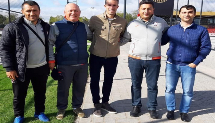 'Qəbələ' Futbol Akademiyasının rəsmiləri Roy Makay və Robin van Persi ilə görüşüblər