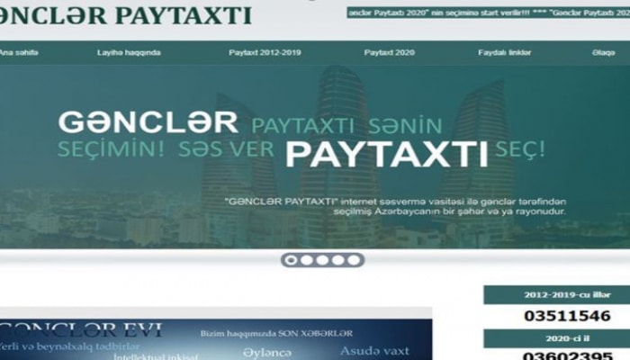 Masallı rayonu 2020-ci ilin “Gənclər paytaxtı” seçilib