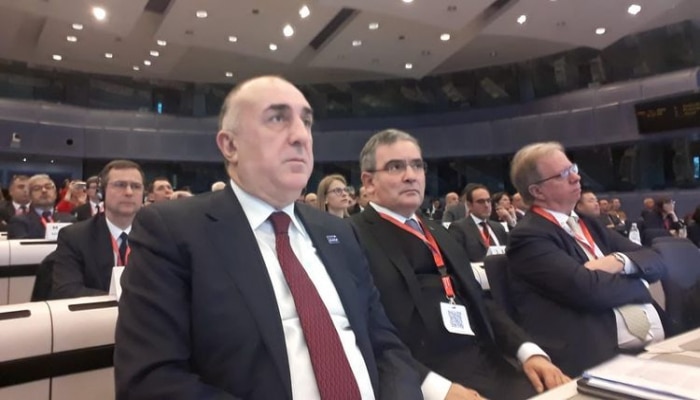 Elmar Məmmədyarov Brüsseldə təşkil olunan Albaniya üçün Beynəlxalq Donorlar Konfransında iştirak edib