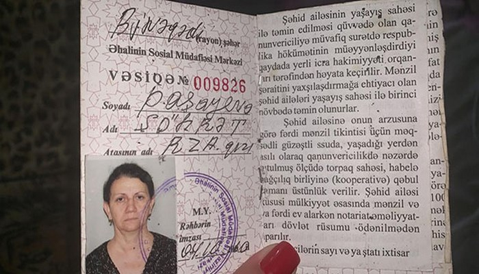 Şəhid anasının aldadılıb Rusiyaya aparılması iddiası ilə bağlı açıqlama