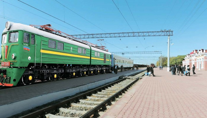 Naxçıvanda dəmir yolu ilə 15 minə yaxın sərnişin daşınıb