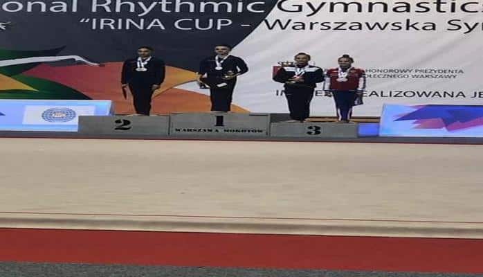 Gənc bədii gimnastlarımız Polşada 5 medal qazandılar