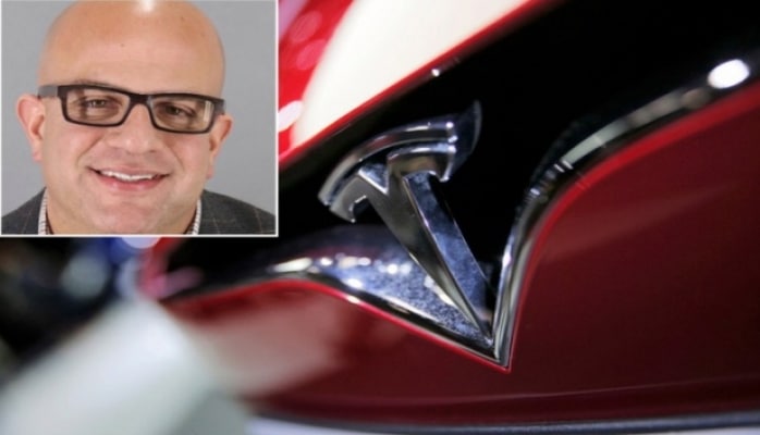 Polis “Tesla”nın sürücüsünü yatmış vəziyyətdə saxladı