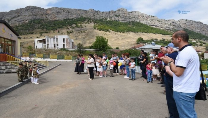 Türkiyəli iş adamı Xocalıda uşaq bağçası tikdi