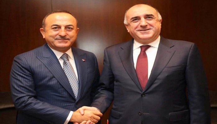 Elmar Məmmədyarov Mövlud Çavuşoğlu ilə görüşdü