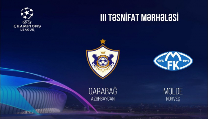 UEFA "Qarabağ" - "Molde" oyununun yerini açıqladı