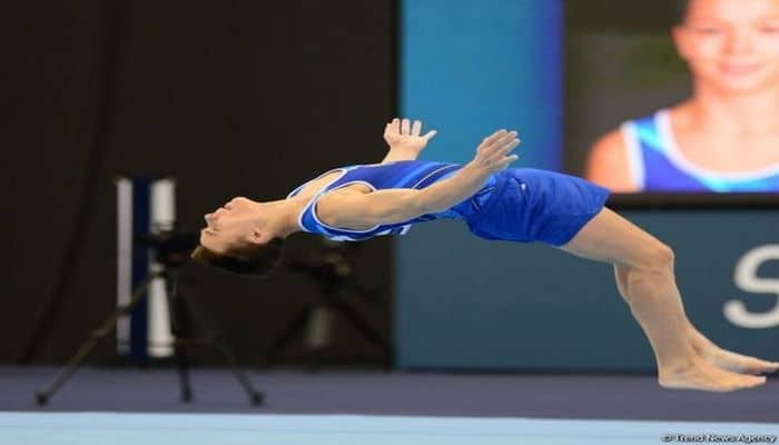 Bakıda kişi idman gimnastikası üzrə “AGF Junior Trophy” beynəlxalq turniri başladı