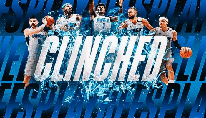 The Orlando Magic officially qualified to the playoffs