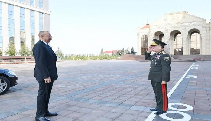 İlham Əliyev Polis Akademiyasında yeni tədris binasının açılışında