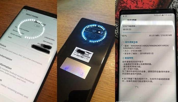 “Samsung Galaxy Note S9”un fotoları yayıldı