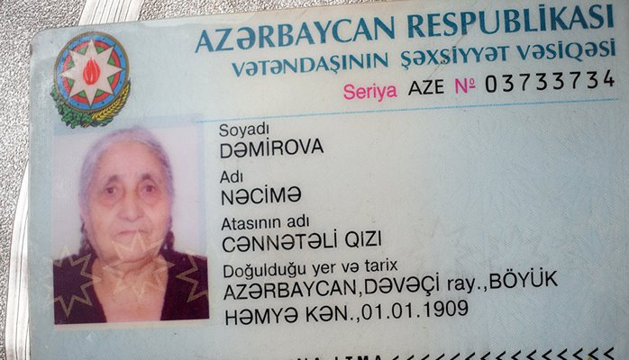 Azərbaycanın ən yaşlı sakinlərindən biri dünyasını dəyişdi