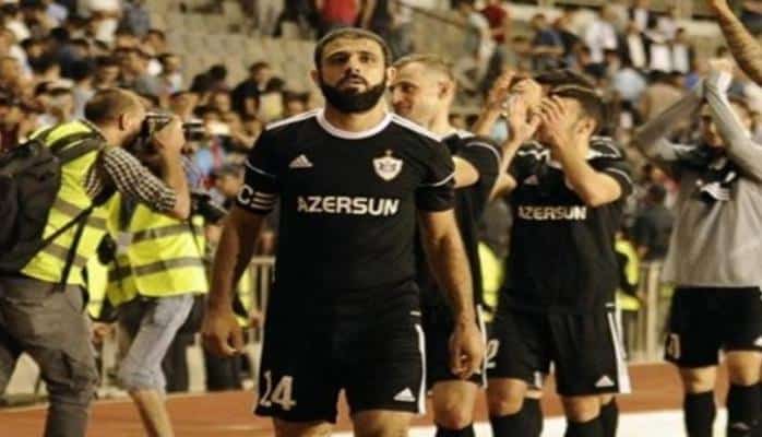 Rəşad Sadıqov 'Qarabağ'ın heyətində yubiley oyununu keçirib