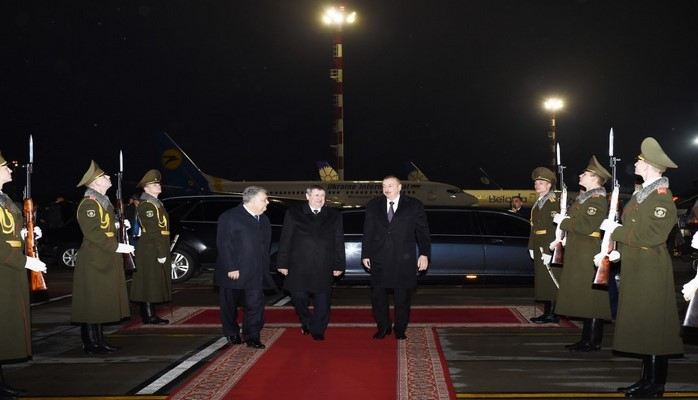 Завершился официальный визит президента Ильхама Алиева в Беларусь