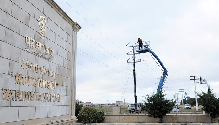 Bu qəsəbələr elektrik enejisi ilə tam təmin olundu