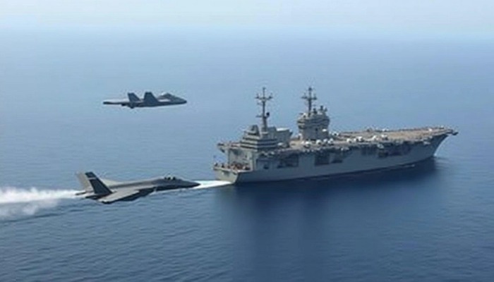 Amerikalı hərbçilər "Abraham Lincoln" aviadaşıyıcısına yaxınlaşan İran dronunu vurublar