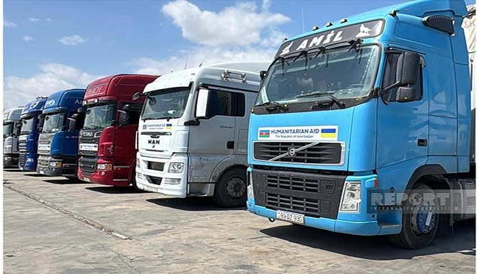 Azərbaycandan Ukraynaya növbəti humanitar yardım - Fotolar