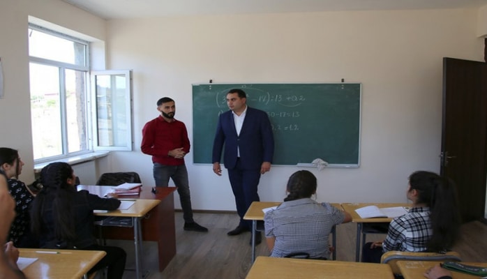 В Грузии отремонтирована азербайджаноязычная школа