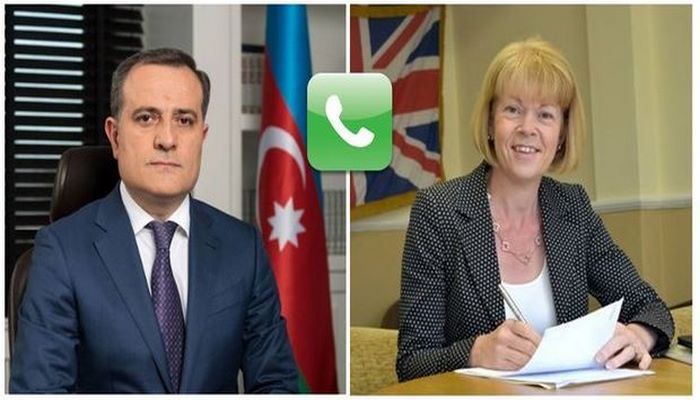 Ceyhun Bayramov Böyük Britaniyanın dövlət naziri ilə telefonla danışıb