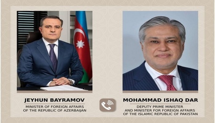 Ceyhun Bayramov pakistanlı həmkarı ilə ikitərəfli və çoxtərəfli əməkdaşlığı müzakirə edib