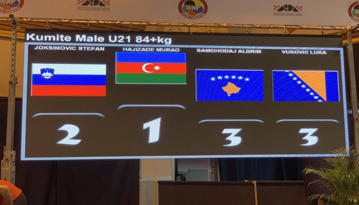 Karateçilərimiz WKF Kuboku turnirində iki medal qazanıb