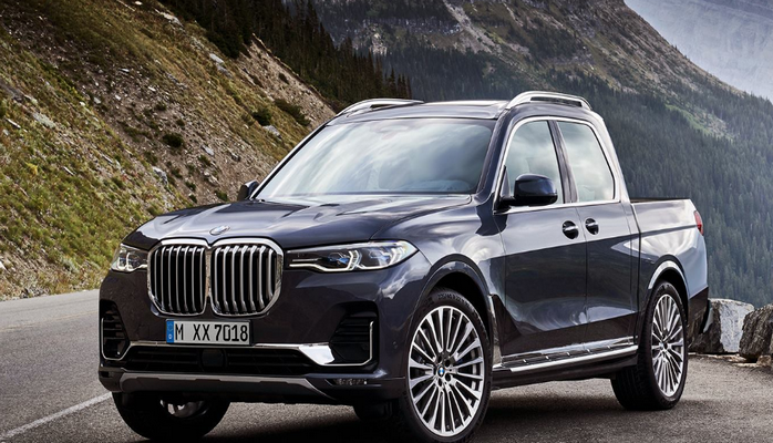 В Интернете появился рендер пикапа на базе BMW X7