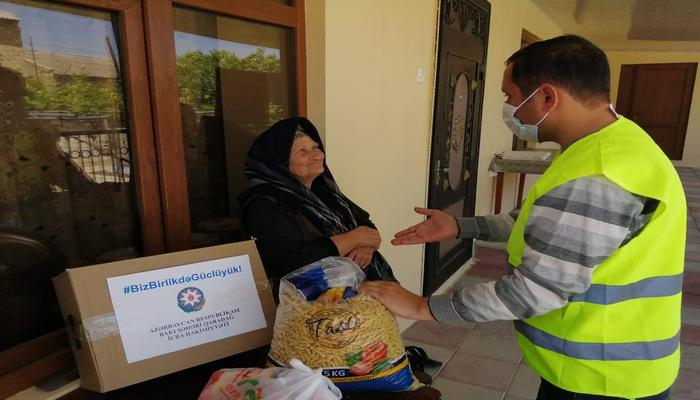 270 aztəminatlı ailəyə ərzaq sovqatları göndərildi