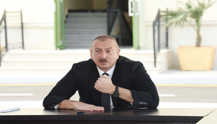 Президент Ильхам Алиев: Оказывается, сам премьер-министр Армении и его семья занимаются контрабандой