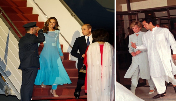 Кейт Миддлтон повторила наряд принцессы Дианы в Пакистане