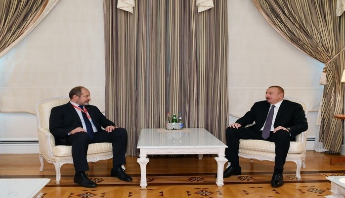 Prezident İlham Əliyev Sloveniya Milli Şurası sədrini qəbul edib