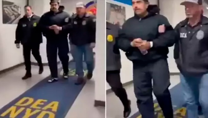 Əli qandallı Maduro hamının Yeni ilini təbrik etdi - Video