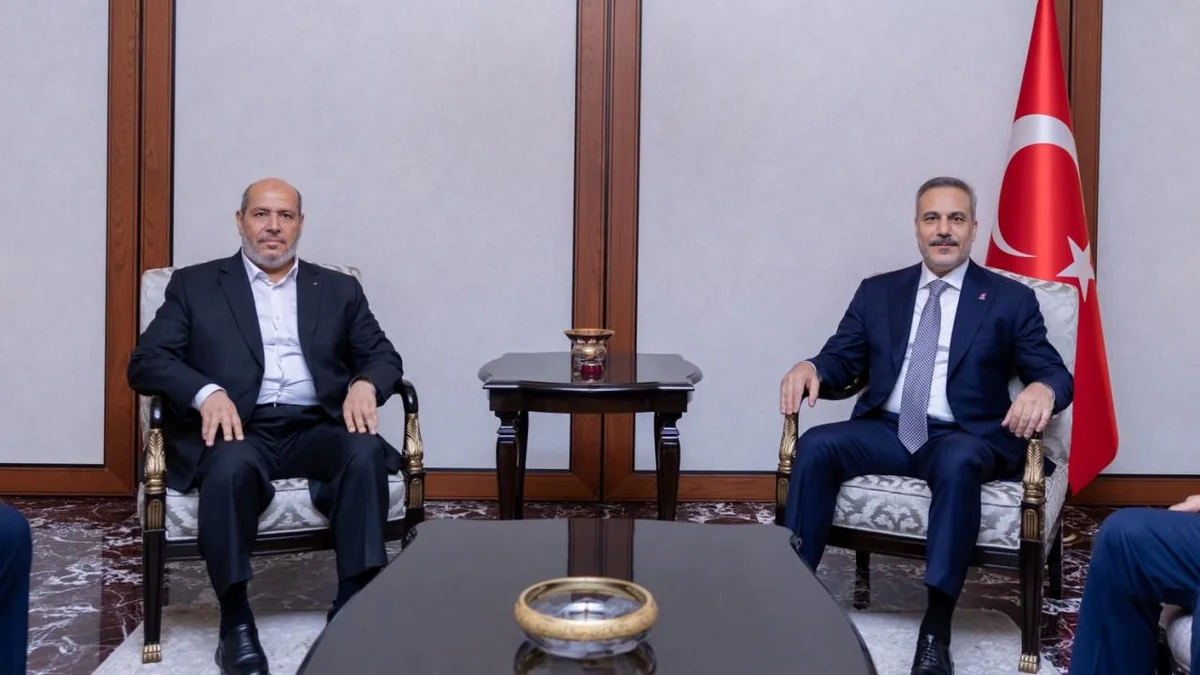 Hakan Fidan HƏMAS lideri ilə görüşüb