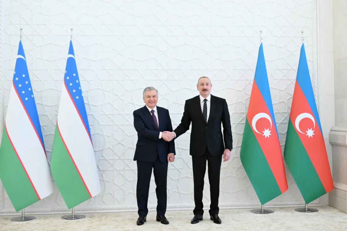 Azərbaycan Prezidenti: "Özbəkistanla həyata keçirilən birgə layihələr iqtisadi əməkdaşlığımızın daha da genişləndirilməsinə əhəmiyyətli töhfə verir"