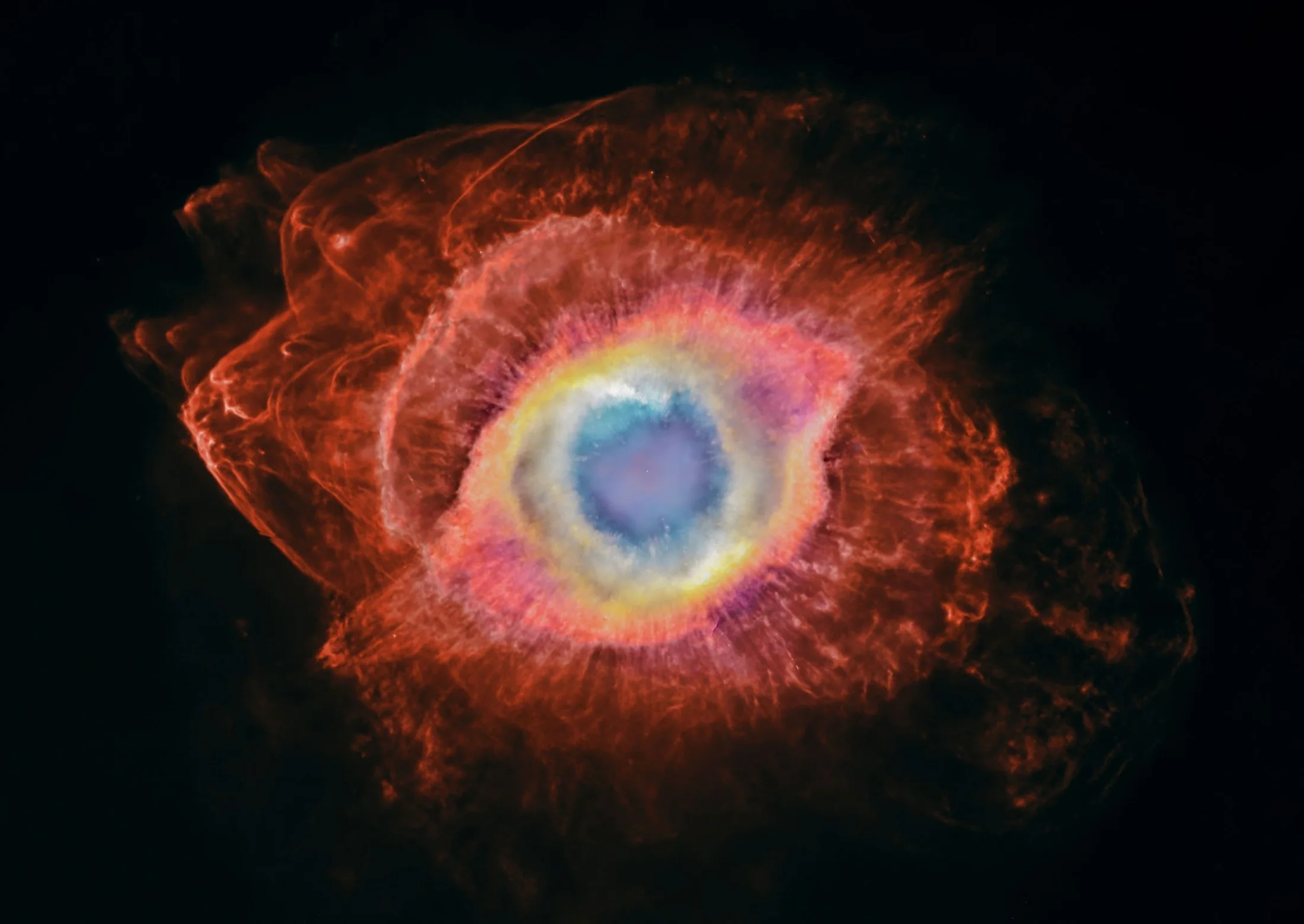 Astronomlar ölmüş ulduzun qalıqlarının kosmosa necə dağıldığını müşahidə ediblər