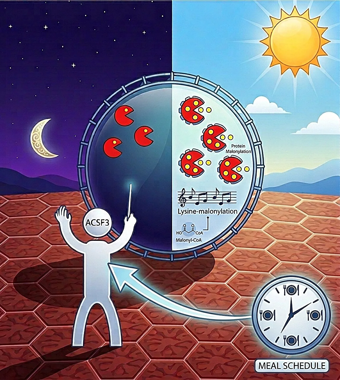 Qidalanma vaxtı qaraciyərin metabolik ritmlərinin formalaşmasına təsir edir