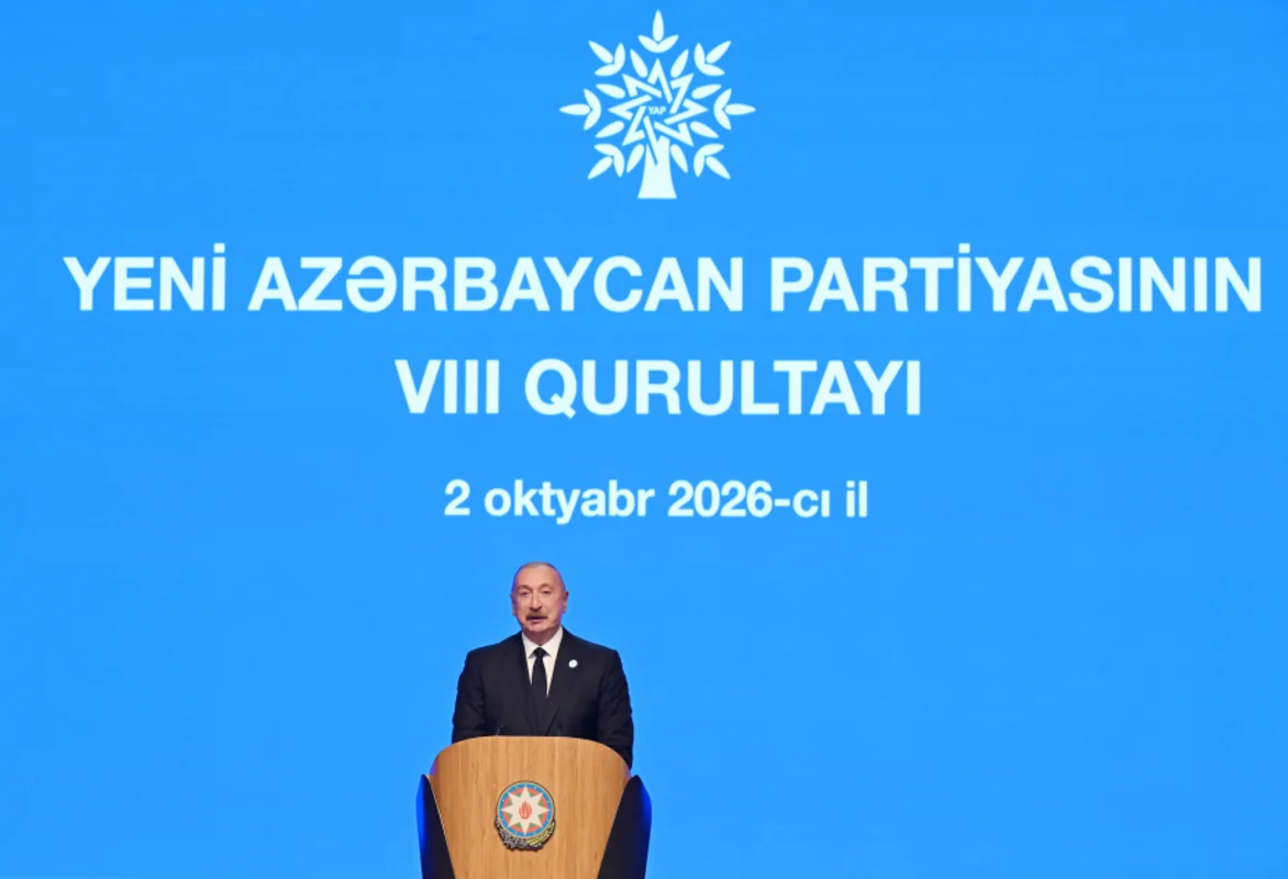 Prezident İlham Əliyev: "Yeni Azərbaycan Partiyası Cənubi Qafqazın ən böyük siyasi qüvvəsidir"