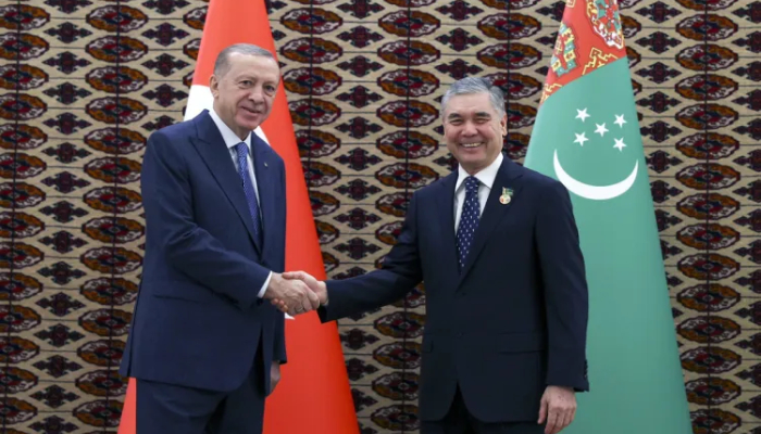 Ərdoğan ilə Berdiməhəmmədov ikitərəfli əlaqələri müzakirə ETDİ