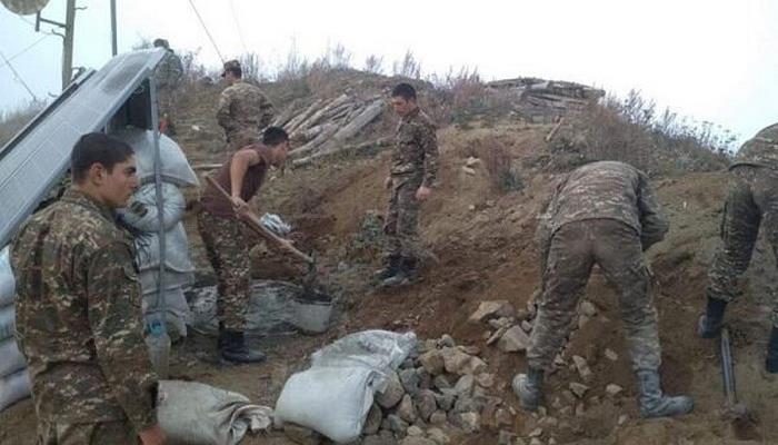 Ermənilər səngər qazmaq istədi, Ordumuz dərhal dayandırdı!