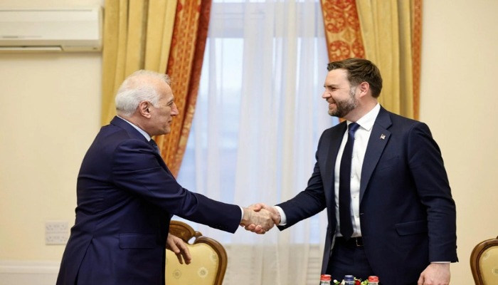 Ermənistan Prezidenti İrəvanda Cey Di Vensi qəbul edib