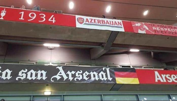 “Arsenal”ın stadionunda “Azərbaycan” banneri