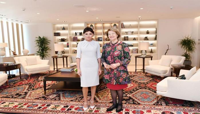 Первый вице-президент Мехрибан Алиева встретилась с торговым посланником премьера Великобритании по Азербайджану