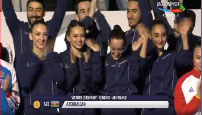 Azərbaycan akrobatları Avropa çempionatında qızıl medal qazanıblar