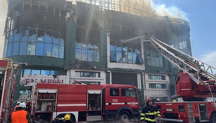 "Green House" şadlıq sarayındakı yanğının səbəbi MƏLUM OLDU