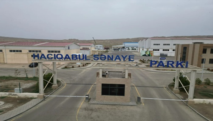 Hacıqabul Sənaye Parkının məhsul satışının ümumi dəyəri açıqlanıb