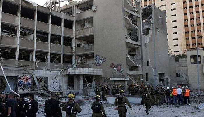 İran İsrailin Daxili İşlər Nazirliyini vurdu