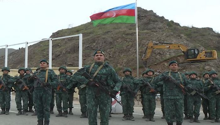 Laçın postunda Bayrağımızın qaldırılma mərasimi